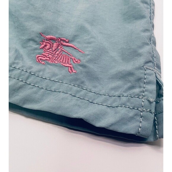 BURBERRY BRIT Swimwear Men's Large Short Shorts Mesh Lined Powder Blue - Picture 3 of 8